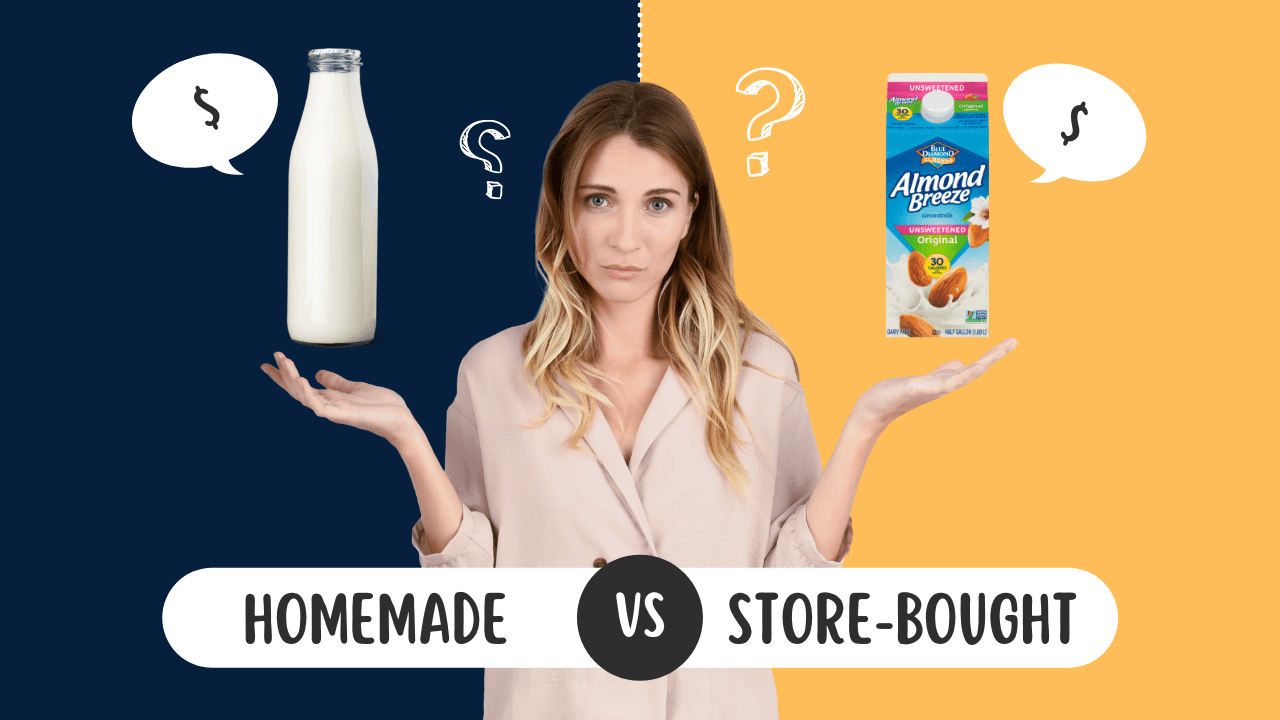 Is It Cheaper To Make Your Own Almond Milk? (The MATH) Milk Pick