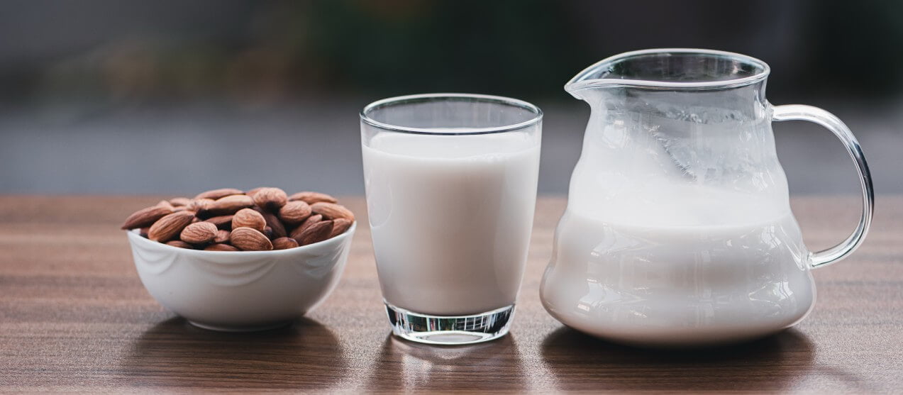 almond milk - healthiest plant based milk