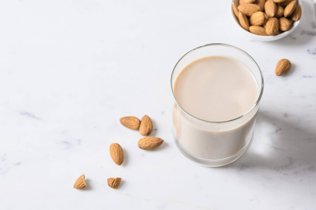 does drinking almond milk break a fast