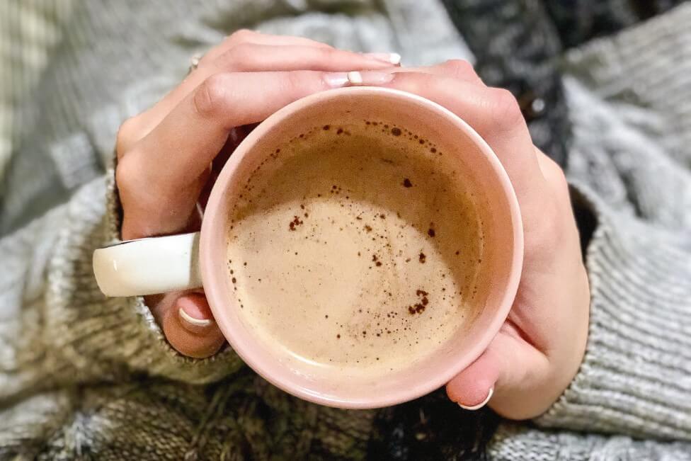 how to use almond milk - hot chocolate