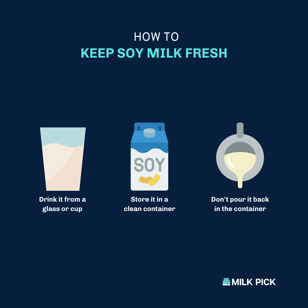 how to keep soy milk fresh