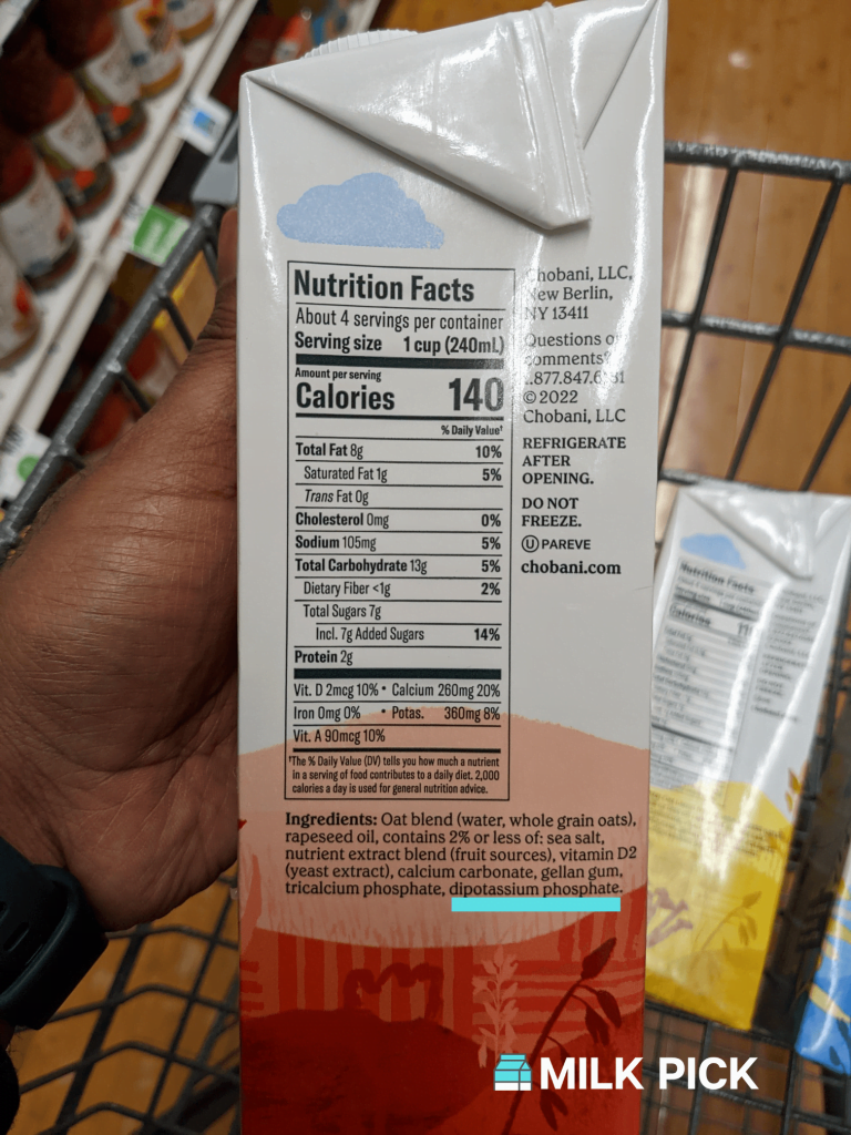 What is Dipotassium Phosphate (Why is it in Vegan Milk?)