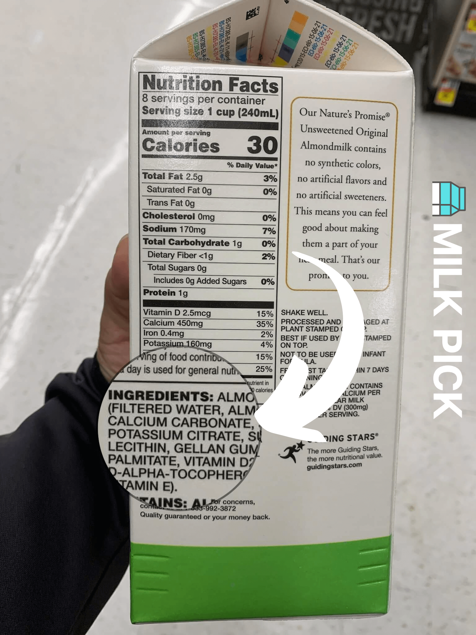 Does Almond Milk Have Calcium YES Milk Pick