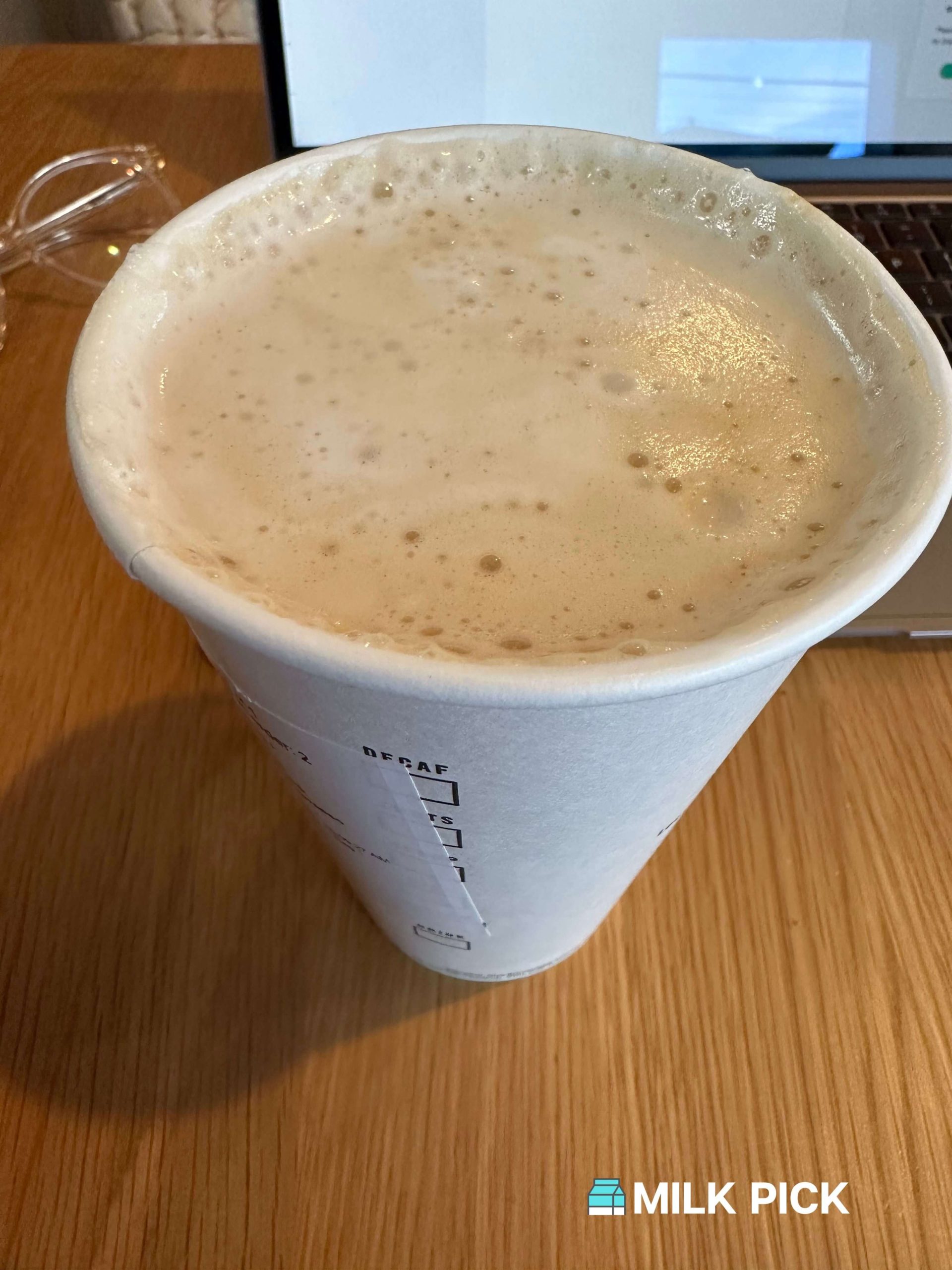 Starbucks Blonde Vanilla Latte With Almond Milk