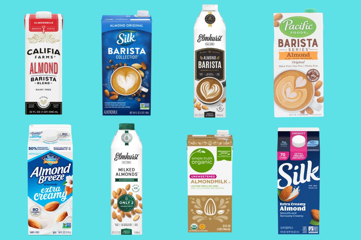 almond milk brands to froth