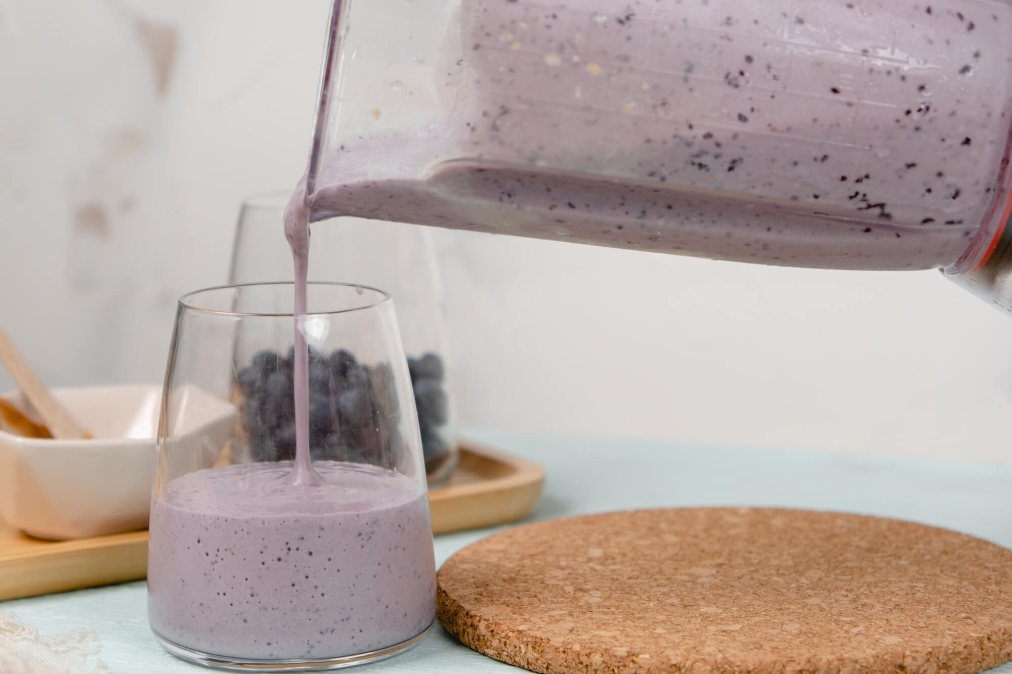 The Berrylicious Protein Almond Milk Smoothie