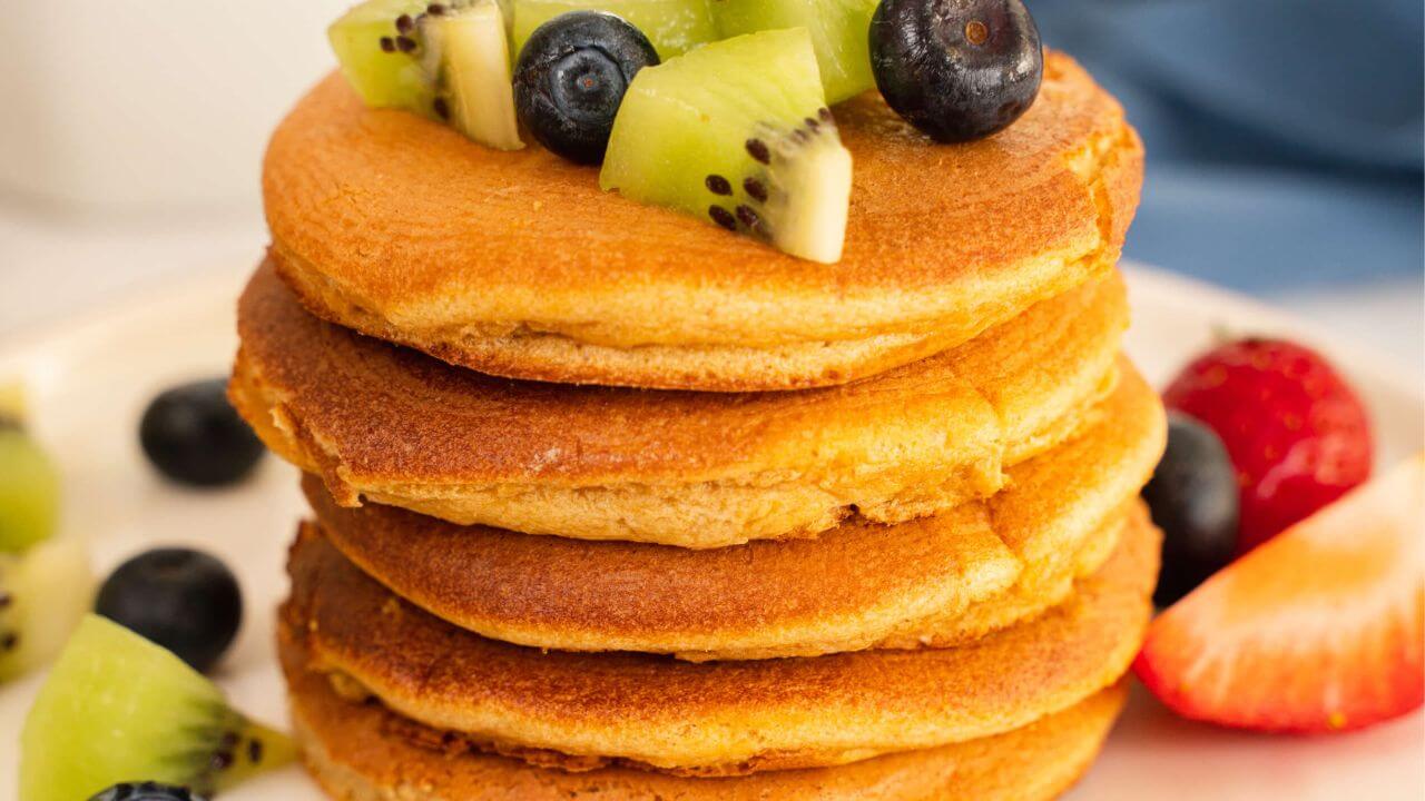 Fluffy Almond Milk Pancakes Recipe (DairyFree) Milk Pick