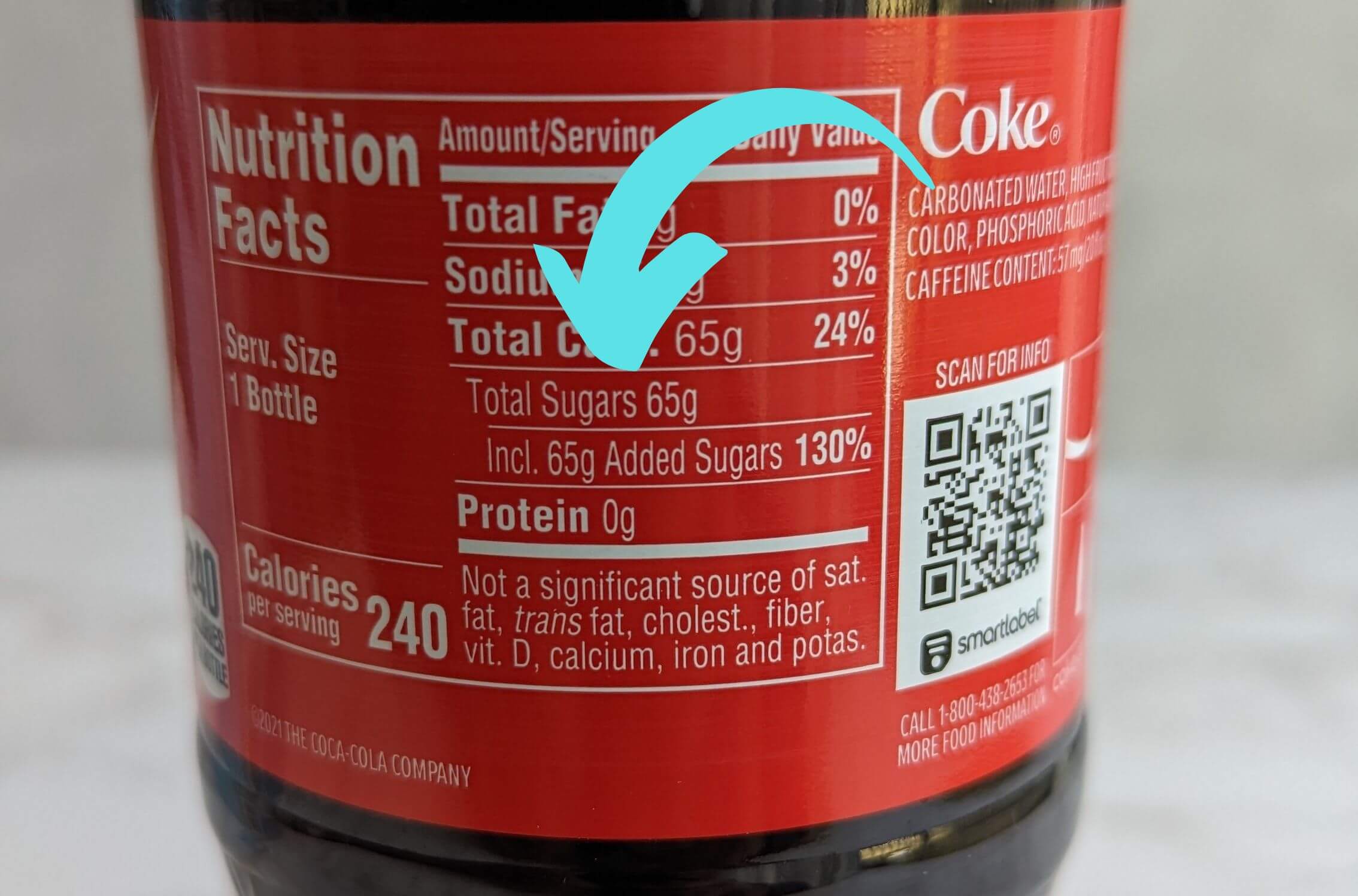 cocoa cola nutrition facts