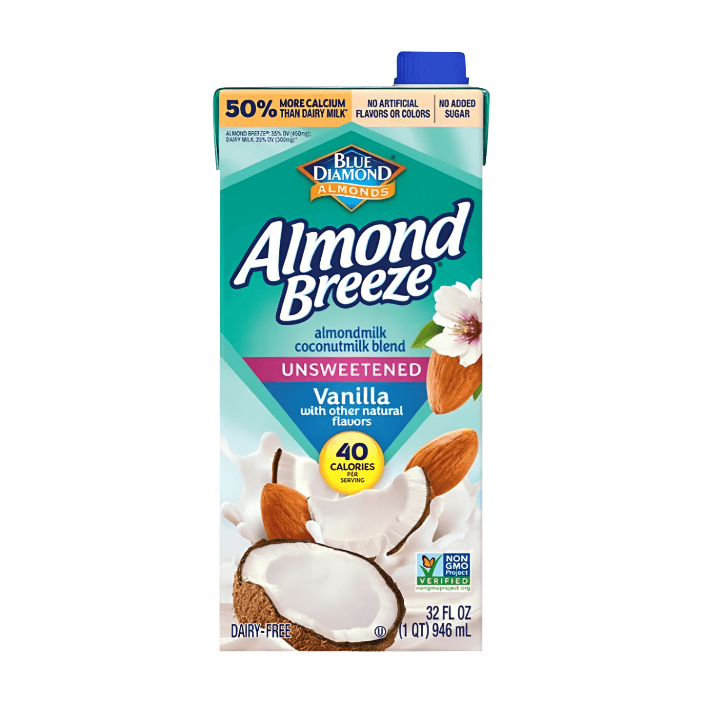 Almond Breeze Shelf Stable Coconut Vanilla Unsweetened Almondmilk