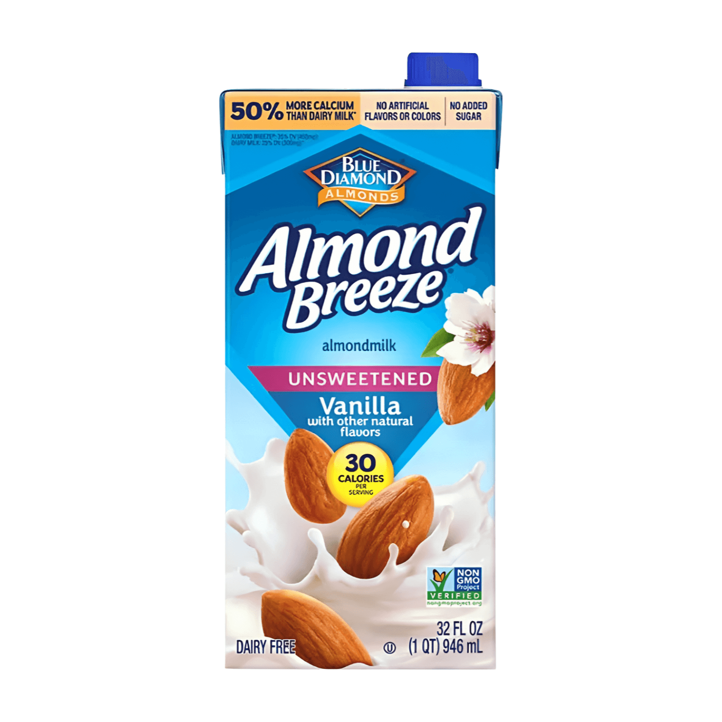 Almond Breeze Shelf Stable Unsweetened Vanilla Almondmilk