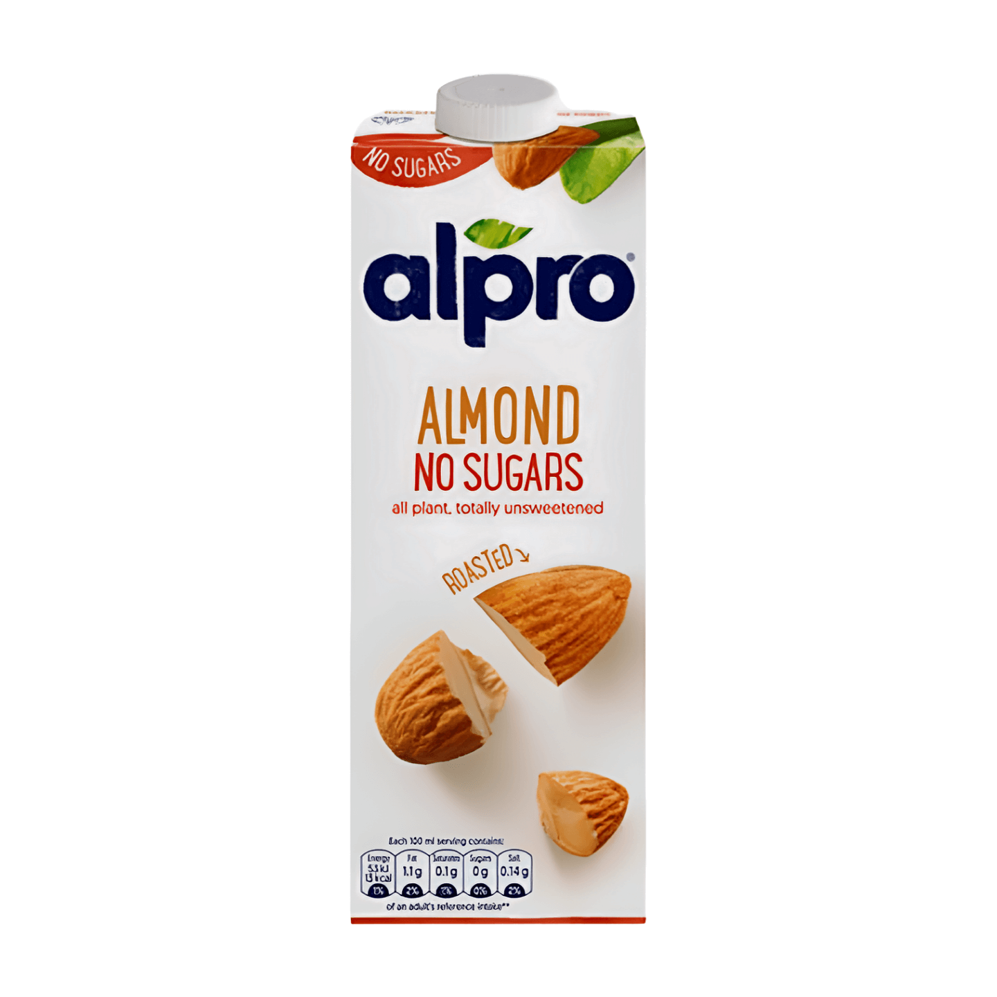 Alpro Almond Roasted No Sugars