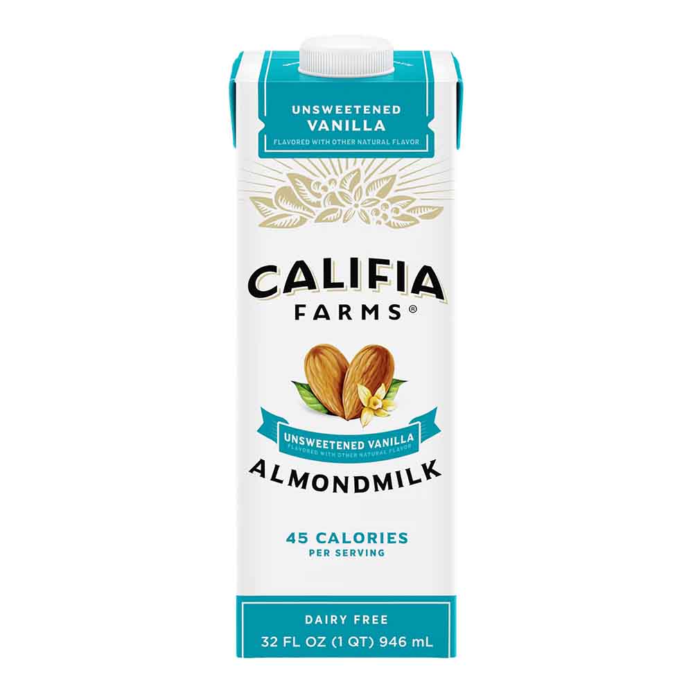 Califia Farms Shelf Stable Unsweetened Vanilla Almondmilk