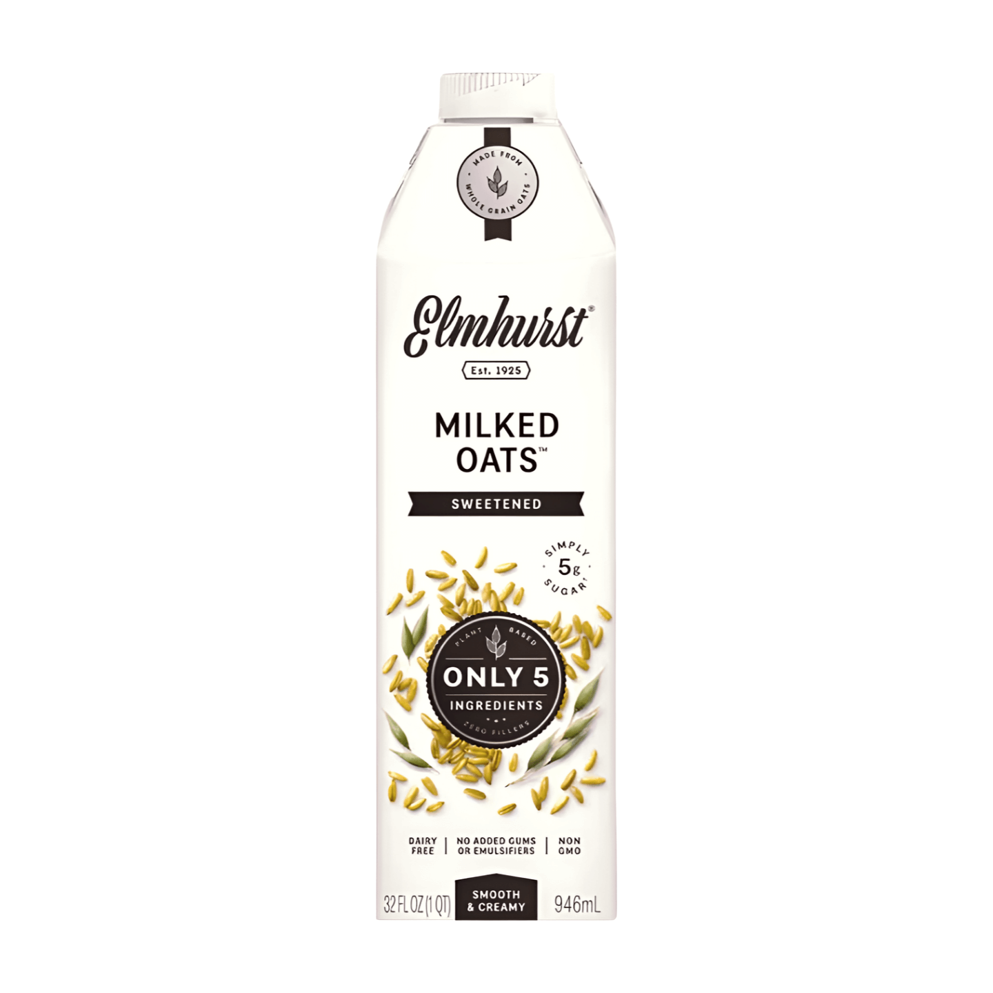 Elmhurst Unsweetened Oat Milk Milk Pick