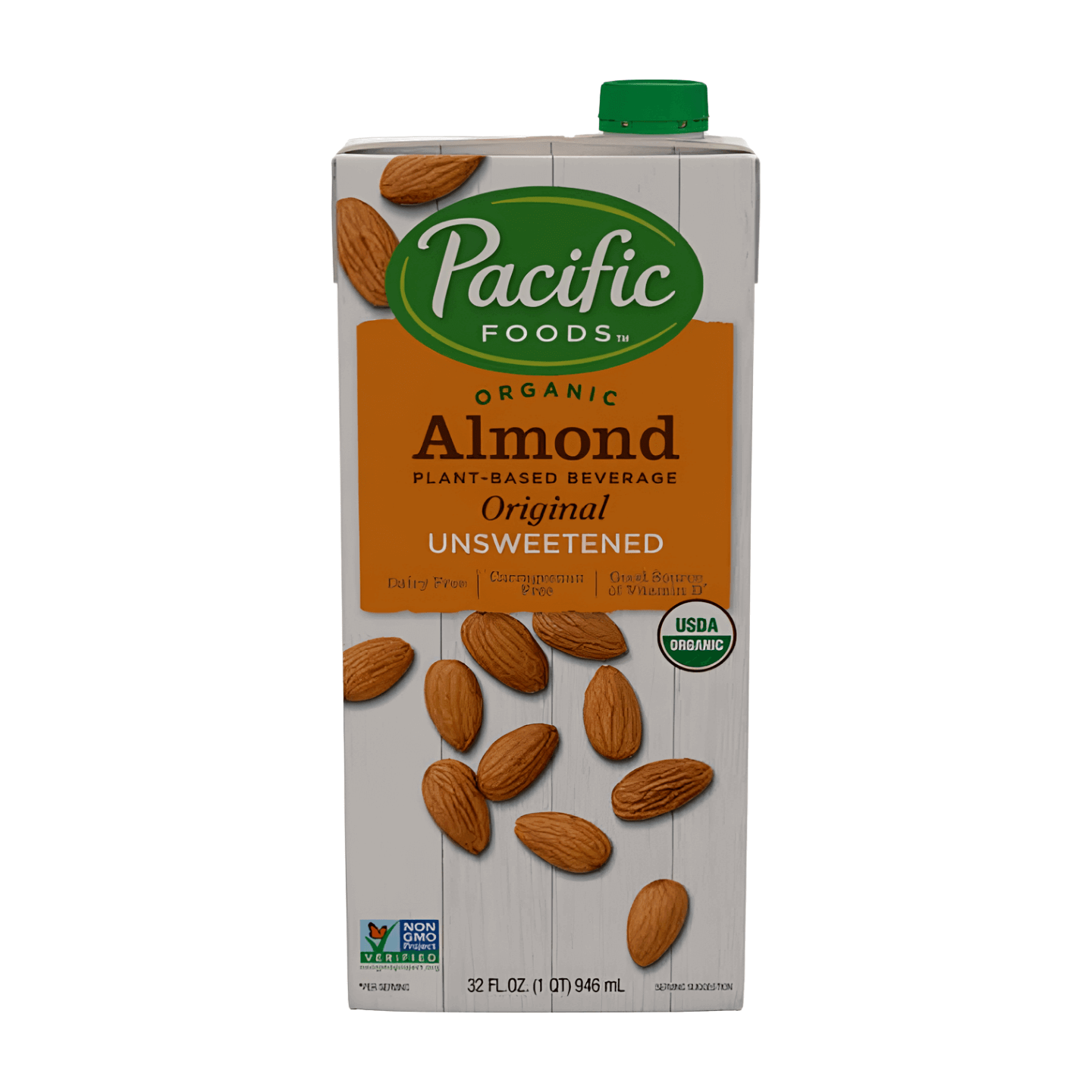 Pacific Foods Organic Unsweetened Almond Original Beverage