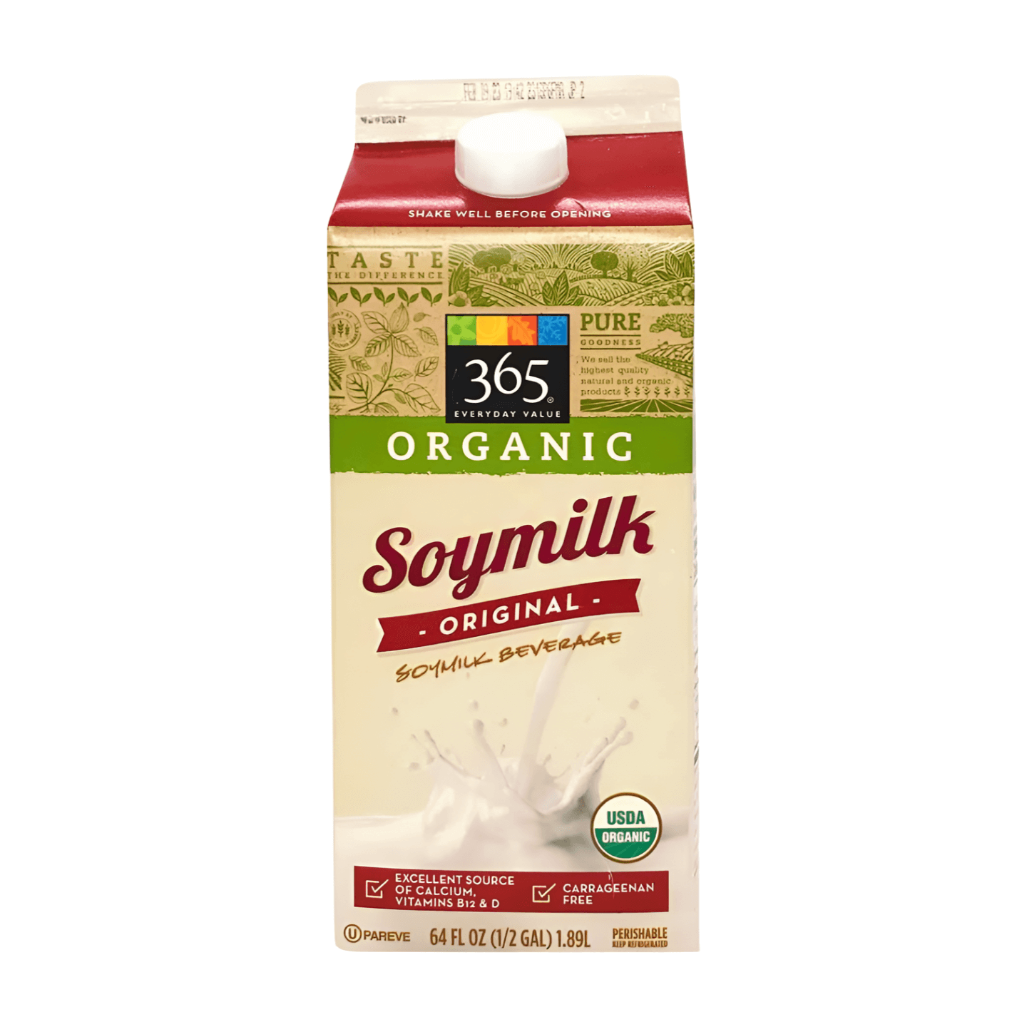 Wholefoods 365 Organic Soymilk Original