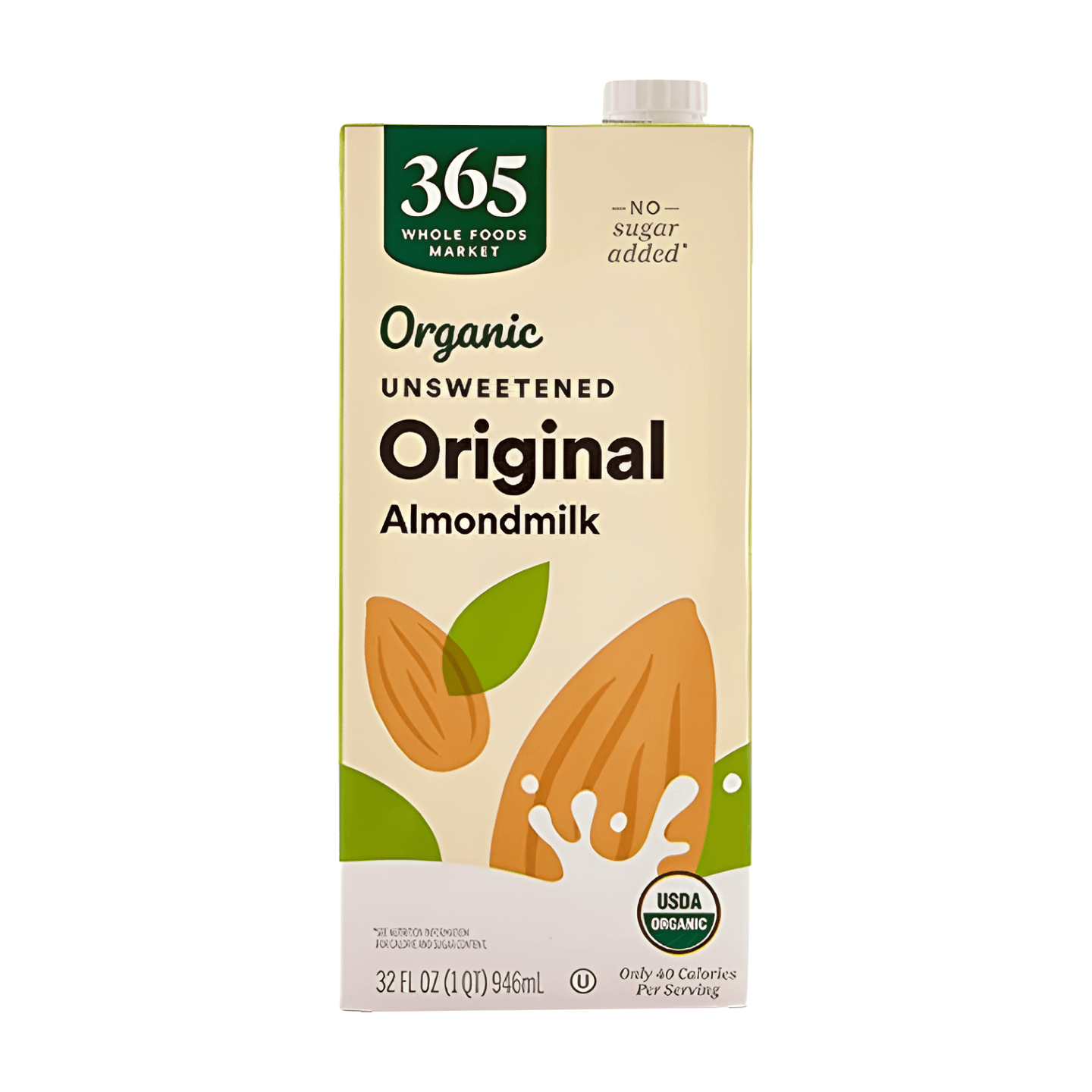 Wholefoods 365 Organic Unsweetened Almondmilk Shelf-Stable