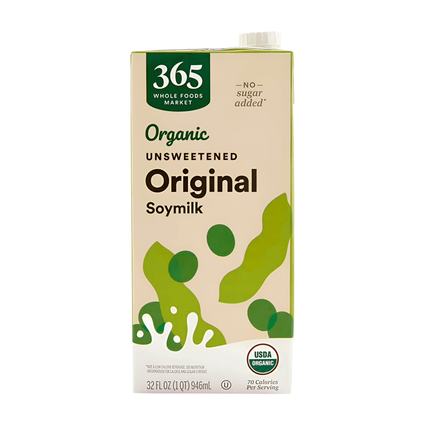 Wholefoods 365 Organic Unsweetened Soymilk Shelf Stable