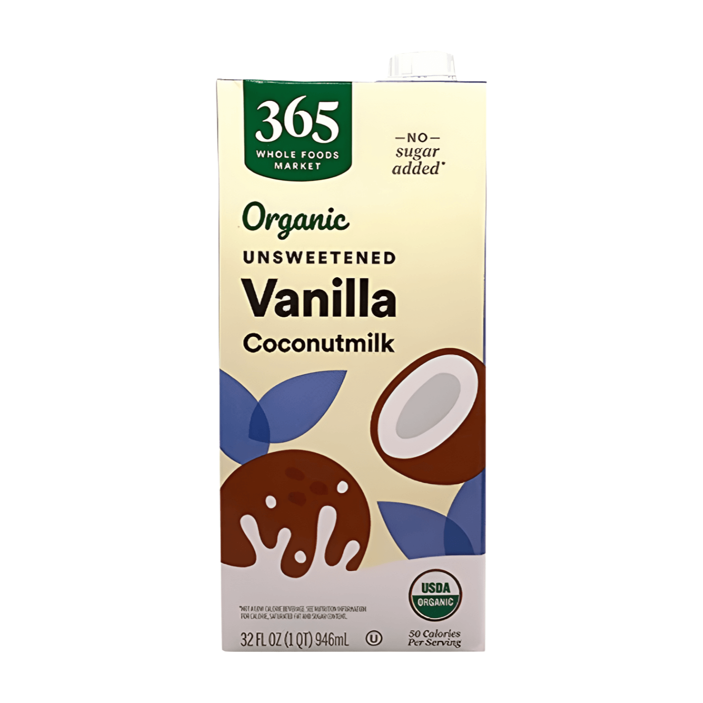 Wholefoods 365 Organic Unsweetened Vanilla Coconutmilk Shelf Stable