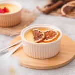 almond milk custard