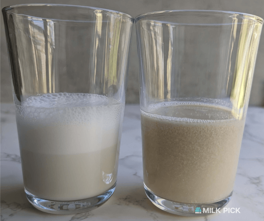 stirred vs blended goodmylk almond milk