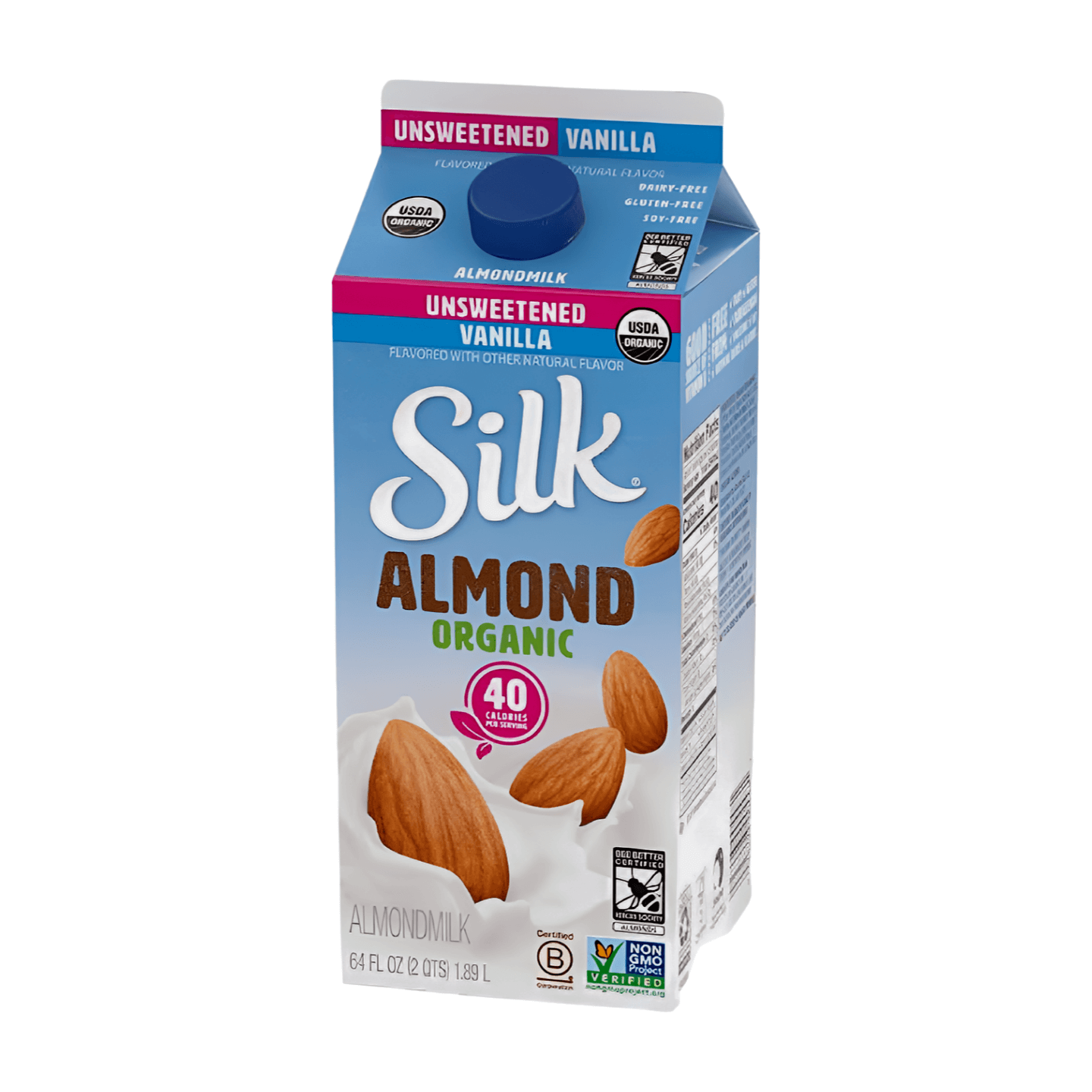 Silk Organic Unsweet Vanilla Almondmilk