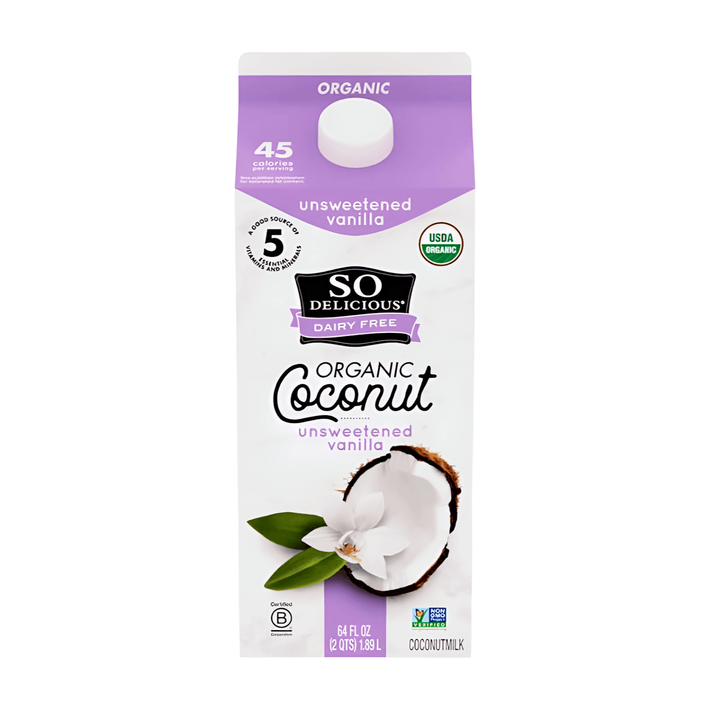 So Delicious Organic Unsweetened Vanilla Coconutmilk