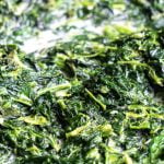 dairy-free creamed spinach