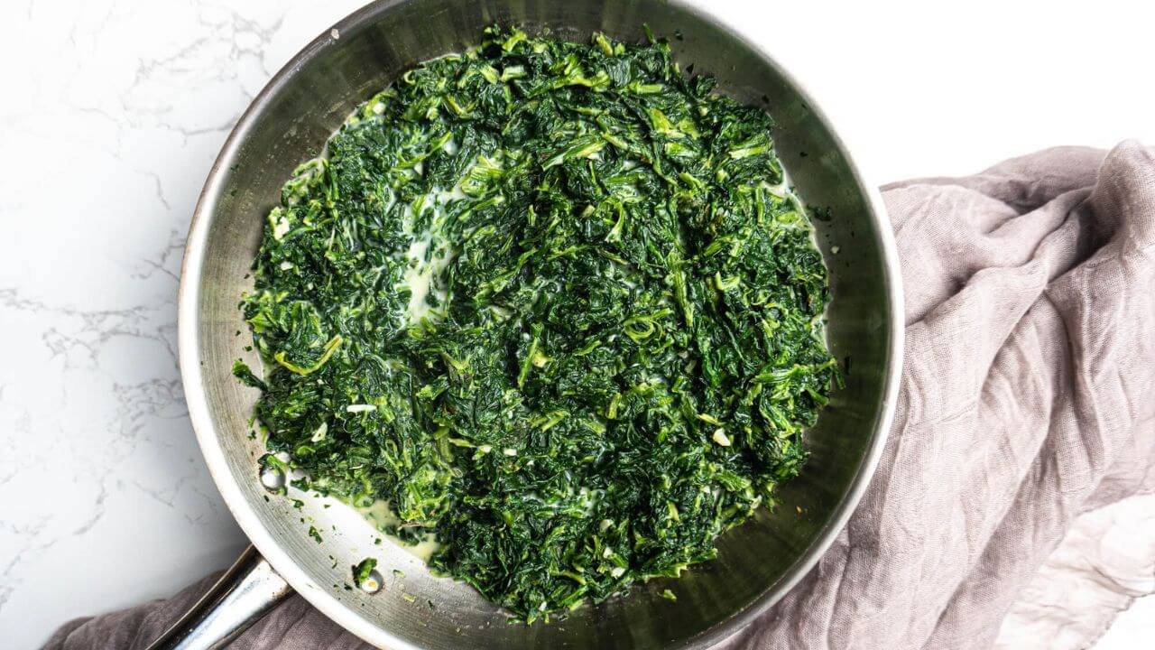 Dairy Free Creamed Spinach Milk Pick