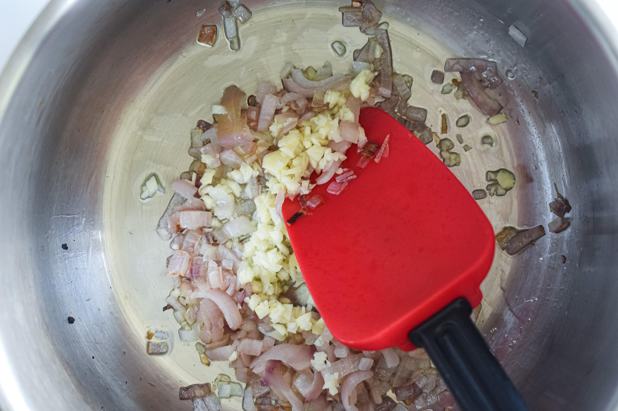 sauteed onion and garlic for non-dairy tomato soup